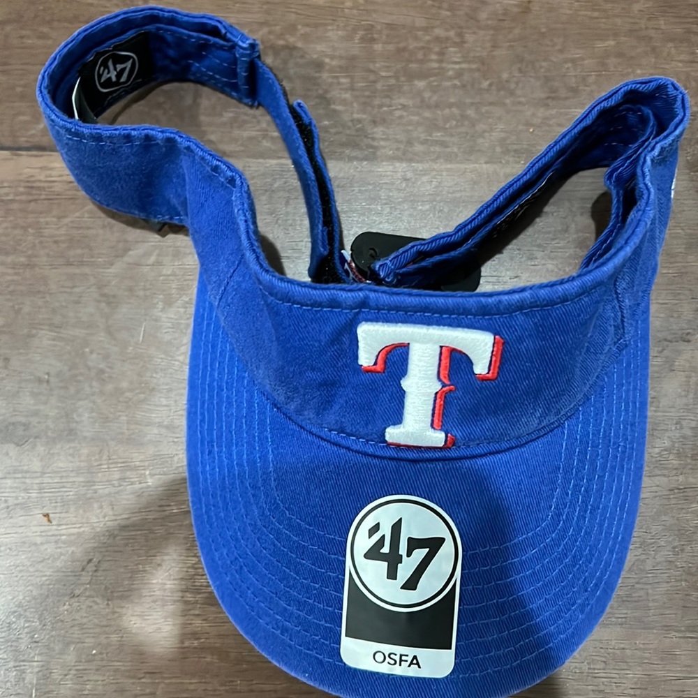 Blue Texas Rangers Visor MLB Genuine Merchandise (NWT) Adjustable